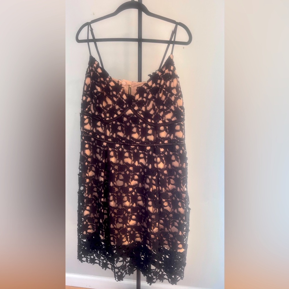 So Fancy Lace Fit And Flare Dress